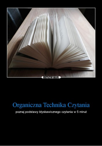 Okładka: Krzysztof Kamil Galos - Organiczna Technika Czytania