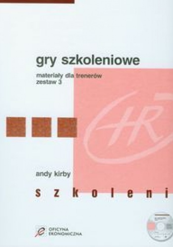 Okładka: Andy Kirby - Andy Kirby. Gry szkoleniowe. Materiały dla trenerów zestaw 3 (z płytą CD).
