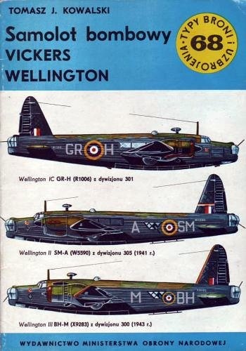 Okładka: Tomasz J. Kowalski - Samolot bombowy Vickers Wellington