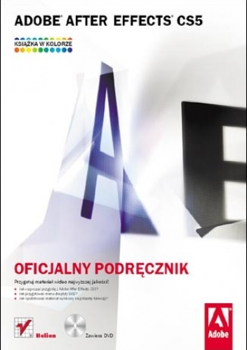 Okładka:  Adobe Creative Team - Adobe After Effects CS5. Oficjalny podręcznik
