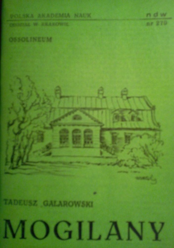 Okładka: Tadeusz Galarowski - Mogilany