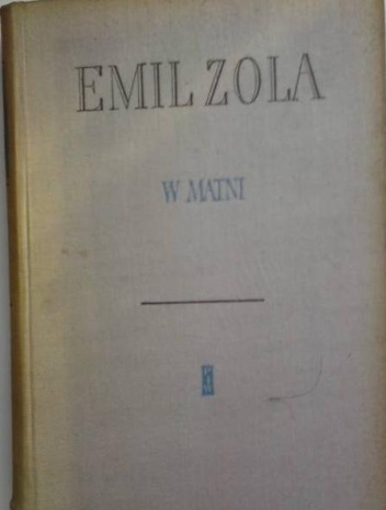 Okładka: Emil Zola - W matni