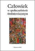 Okładka: Karol Modzelewski - Człowiek w społeczeństwie średniowiecznym