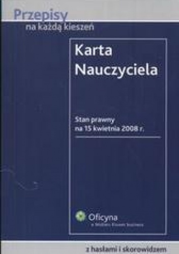 Okładka: Małgorzata Buczna - Karta nauczyciela