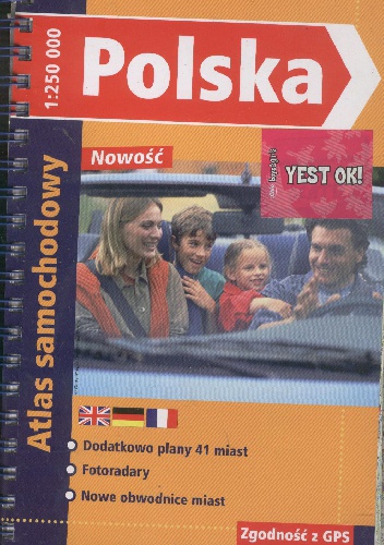 Okładka: Dominika Kacperska - Polska. Atlas samochodowy