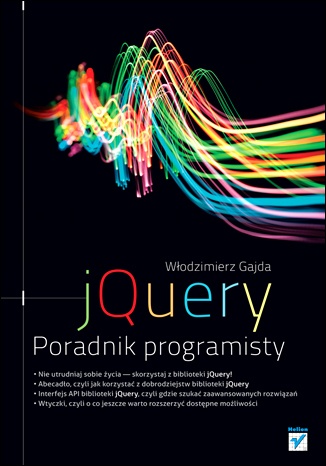 Okładka: Włodzimierz Gajda - JQuery. Poradnik programisty