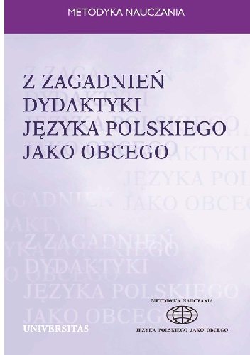 Okładka: Ewa Lipińska - Z zagadnień dydaktyki języka polskiego jako obcego