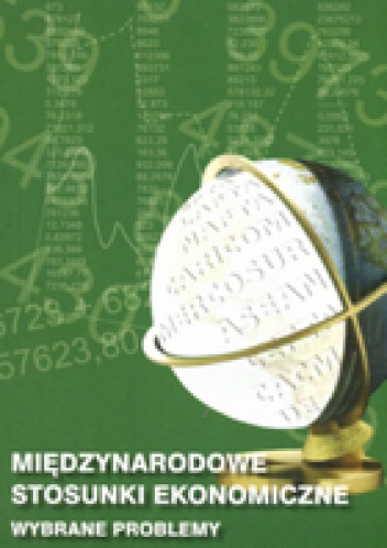 Okładka: Jerzy Dudziński - Międzynarodowe stosunki ekonomiczne. Wybrane problemy