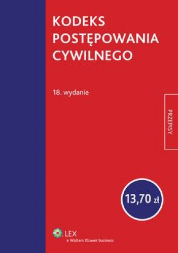 Okładka:  Ustawodawca - Kodeks postępowania cywilnego