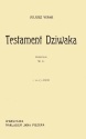 Okładka: Juliusz Verne - Testament dziwaka