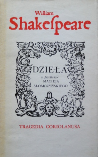 Okładka: William Shakespeare - Tragedia Coriolanusa
