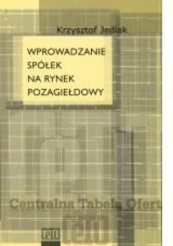 Okładka: Krzysztof Jedlak - Wprowadzanie spółek na rynek pozagiełdowy