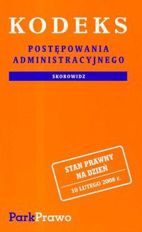 Okładka: Marcin Nowak - Kodeks postepowania administracyjnego
