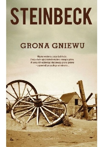Okładka: John Steinbeck - Grona gniewu