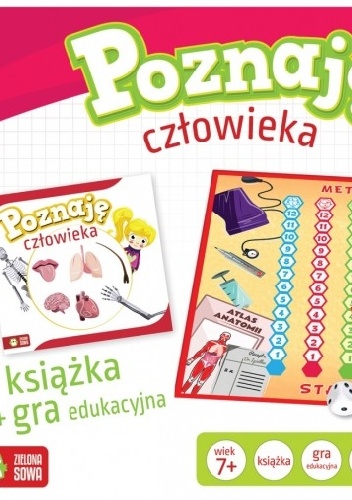 Okładka: Dominika Bylica - Poznaję człowieka. Książka + gra