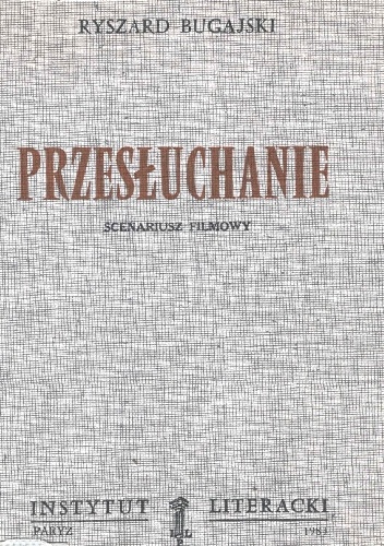 Okładka: Ryszard Bugajski - Przesłuchanie