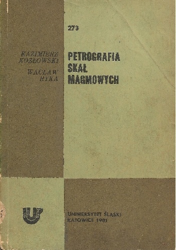 Okładka: Kazimierz Kozłowski - Petrografia skał magmowych