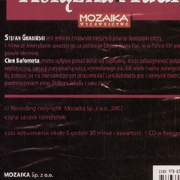Okładka: Stefan Grabiński - Cień Bafometa