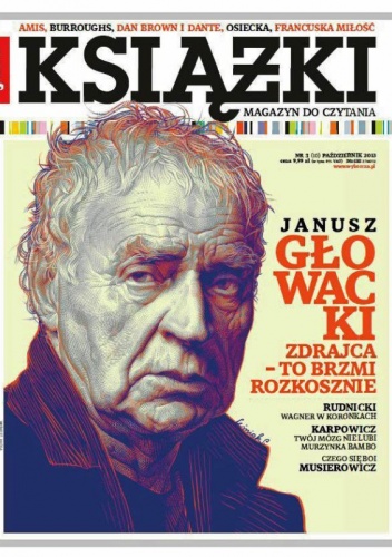 Okładka: Janusz Rudnicki - Książki. Magazyn do czytania, nr 3 (10) / październik 2013
