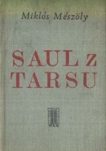 Okładka: Miklós Mészöly - Saul z Tarsu