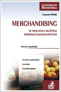 Okładka: Lucyna Witek - Merchandising w małych i dużych firmach handlowych