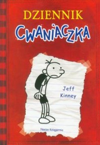 Okładka: Jeff Kinney - Dziennik cwaniaczka
