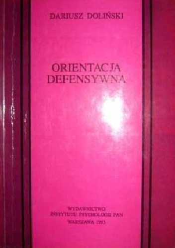 Okładka: Dariusz Doliński - Orientacja defensywna