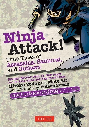 Okładka: Hiroko Yoda - Ninja Attack! True Tales of Assassins, Samurai, and Outlaws