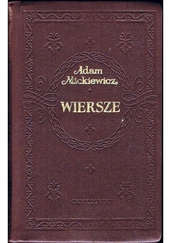 Okładka: Adam Mickiewicz - Wiersze