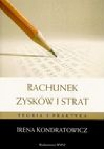 Okładka: Irena Kondratowicz - RACHUNEK zYSKóW I STRAT