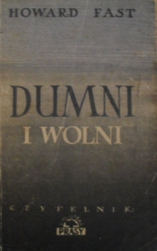 Okładka: Howard Fast - Dumni i wolni