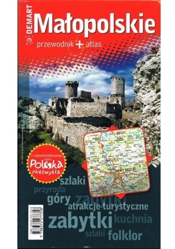 Okładka:  praca zbiorowa - Małopolskie. Przewodnik+atlas