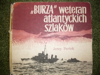 Okładka: Jerzy Pertek - "Burza" - weteran atlantyckich szlaków
