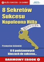 Okładka: Przemysław Jóskowiak - 8 Sekretów Sukcesu Napoleona Hilla