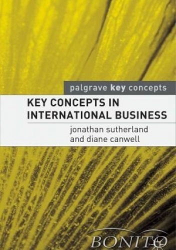Okładka: Jonathan Sutherland - Key Concepts in International Business
