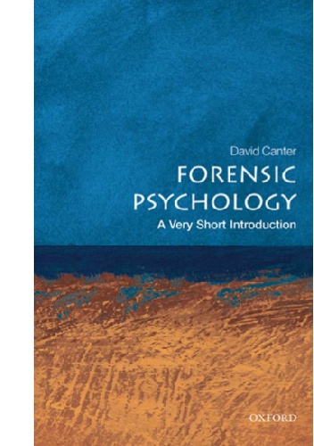 Okładka: David Canter - Forensic psychology - A Very Short Introduction