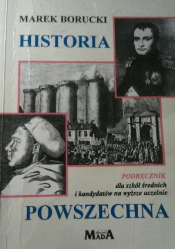 Okładka: Marek Borucki - Historia Powszechna