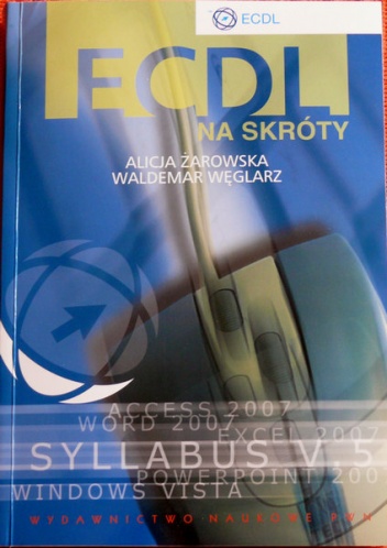 Okładka: Alicja Żarowska-Mazur - ECDL na skróty