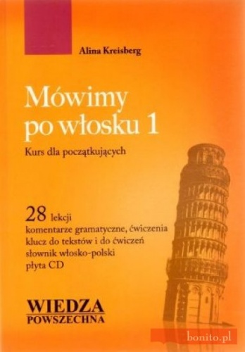 Okładka: Alina Kreisberg - Mówimy po włosku