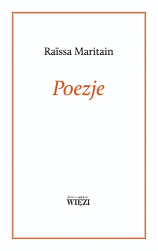 Okładka: Raïssa Maritain - Poezje