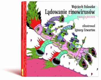 Okładka: Wojciech Feleszko - Lądowanie Rinowirusów. Przeziębienie