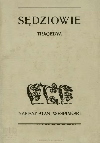 Okładka: Stanisław Wyspiański - Sędziowie