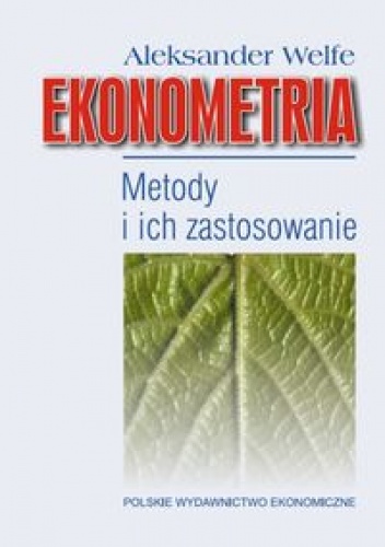 Okładka: Aleksander Welfe - Ekonometria