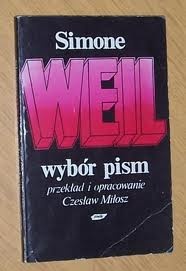 Okładka: Simone Weil - Wybór pism