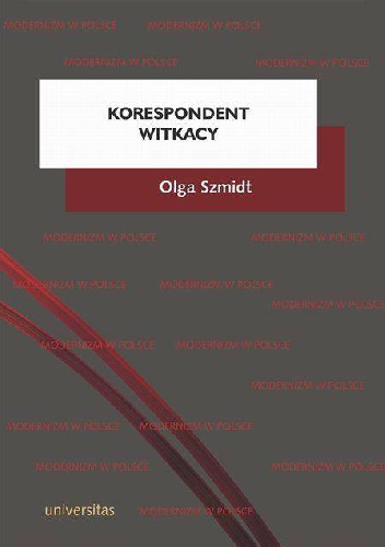 Okładka: Olga Szmidt - Korespondent Witkacy