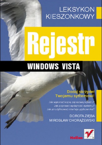 Okładka: Mirosław Chorążewski - Rejestr Windows Vista. Leksykon kieszonkowy