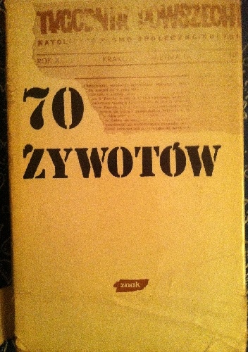 Okładka: praca zbiorowa - 70 żywotów