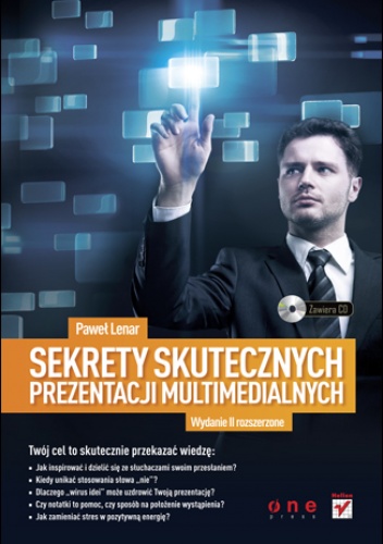 Okładka: Pawel Lenar - Sekrety skutecznych prezentacji multimedialnych. Wydanie II rozszerzone