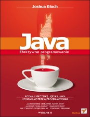 Okładka: Joshua Bloch - Java. Efektywne programowanie. Wydanie II