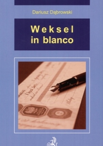 Okładka: Dariusz Dąbrowski - Weksel in blanco